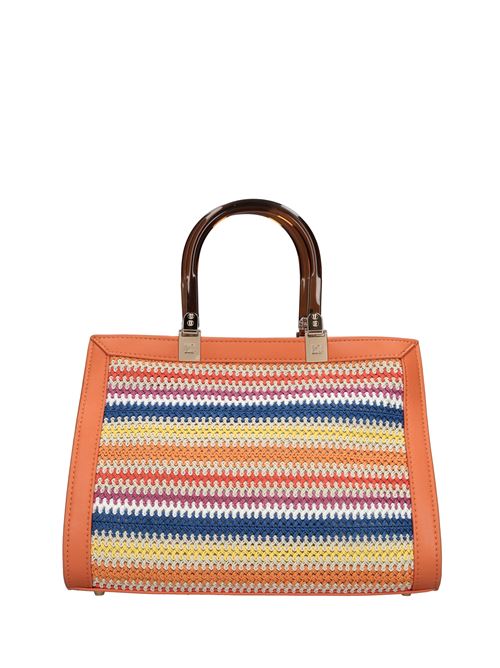 BRANDICCHI model bag in fabric and eco-leather LA CARRIE | 141M-WE-140-CLOARANCIONE